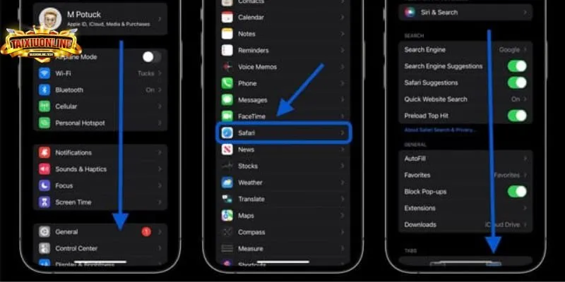 Xóa cache trên thiết bị IOS